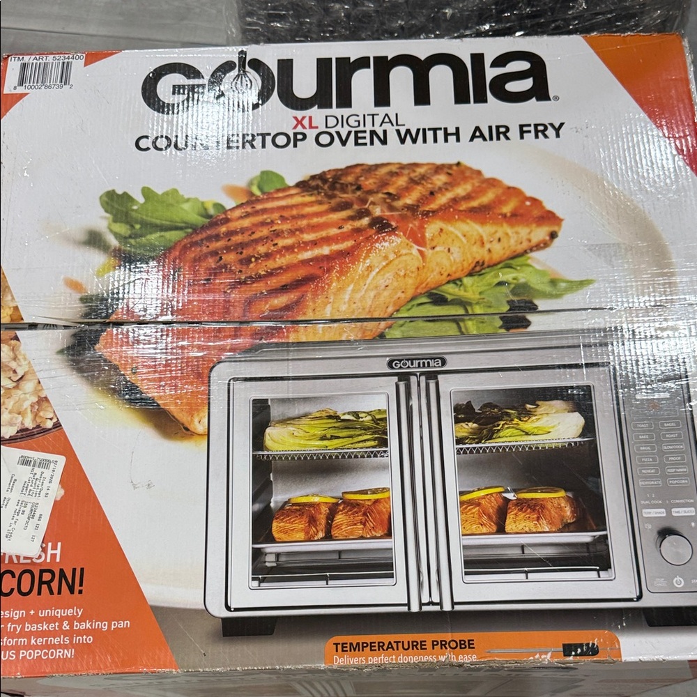 Silver Countertop Oven with Air Fry